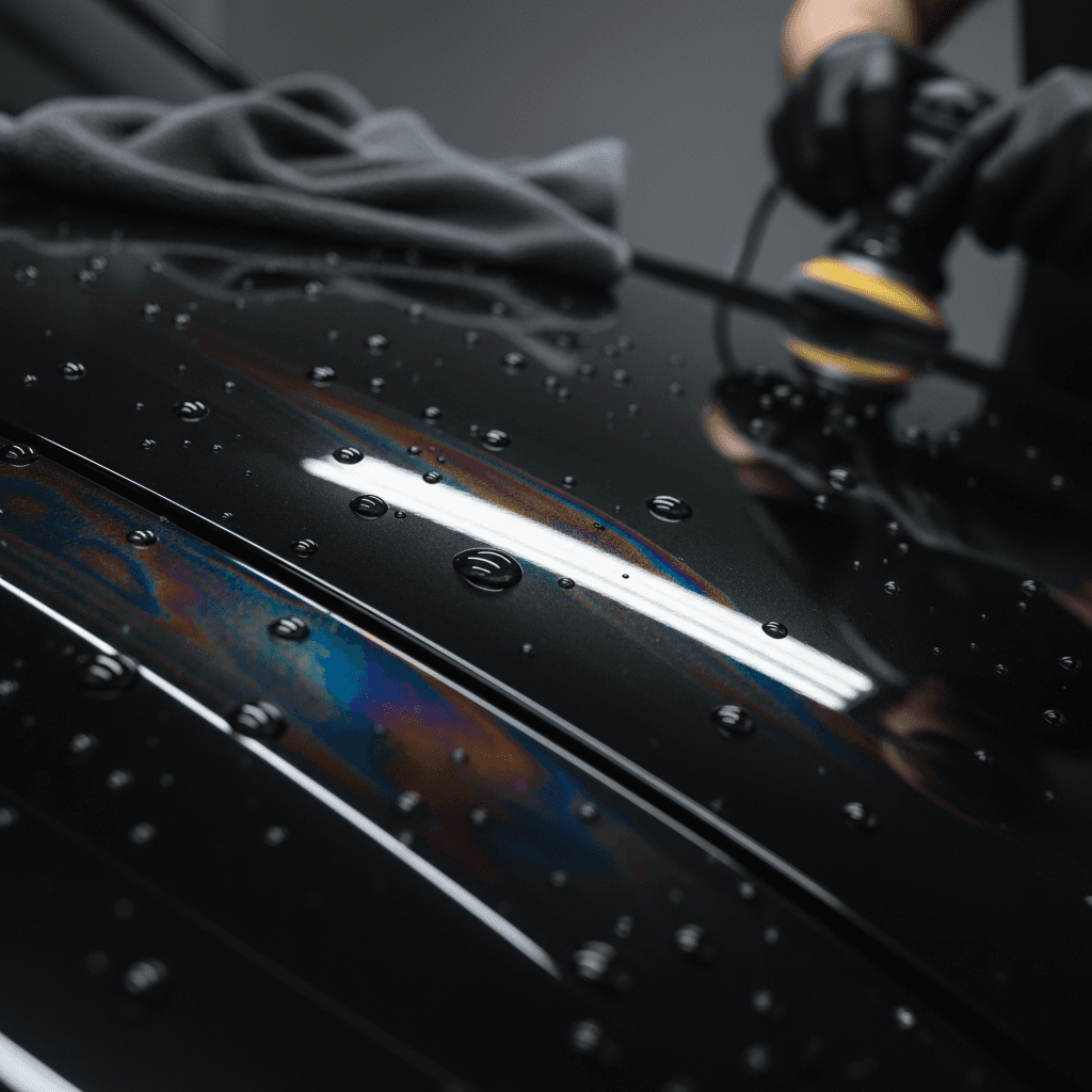 SUV exterior with ceramic protection and paint decontamination